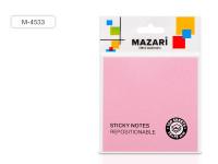 MAZARI Бумага для заметок с клеевым краем, 76x76 мм, 100 листов, розовая