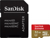 Sandisk micro SDHC 32 Gb Class 10 SDSDQXN-032 G-G 46 A Extreme+SD Adapter