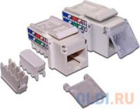 Lanmaster Модуль розетки RJ45 Keystone UTP Cat 5Е LAN-OK45U5E/90-WH