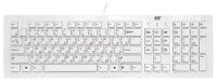 BTC Ultra Slim keyboard 6311U White USB