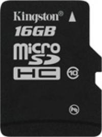 Kingston microSDHC 16 Gb Class 10  SDC 10/16 GBSP no adapter
