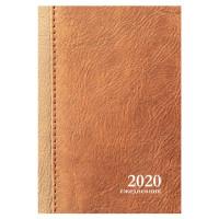 BRAUBERG Ежедневник датированный на 2020 год "Кожа", А5, 160 листов