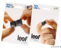 LEEF Комплект аксессуаров  MicroSD 32Gb + Fuse USB Flash 32Gb LFFUS-032GKR + LFMSD-03210R