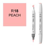 Touch Маркер двусторонний Brush, цвет: 018 персиковый R18