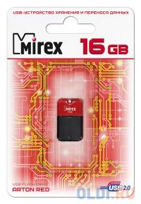 Mirex Флешка 16Gb 13600-FMUART16 USB 2.0 красный