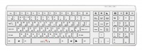 Oklick Small Multimedia Keyboard White USB