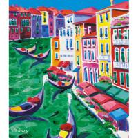 Канц-Эксмо Ежедневник недатированный "Графика. Краски Венеции", А5, 160 листов