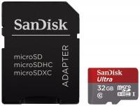 Sandisk microSDHC 32Gb Class10 Ultra UHS-I 320x (SDSDQUAN-032G-G4A) + адаптер
