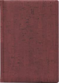 Проф-Пресс Ежедневник недатированный "Корк", А5, 160 листов, красный