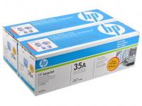 HP Картридж CB435AD/AF №35А для LaserJet P1005 P1006 1500стр двойная упаковка черный
