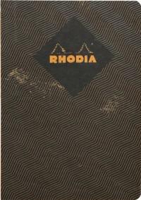 Rhodia Блокнот "Heritage Chevrons", чёрный, А5, клетка, 80 л