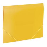 BRAUBERG Папка на резинках "Office", желтая, до 300 листов, 500 мкм