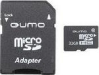 QUMO MicroSDHC 32 GB Сlass 10 с адаптером SD
