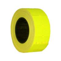 Новотрейд Этикет-лента прямоугольная, 26x16, желтая, 800 штук