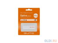 QUMO Флешка 64Gb QM64GUD-OP1-white USB 2.0 белый