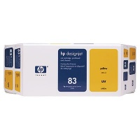 HP 83 Value Pack 680-ml Yellow UV Ink Cartridge and Printhead