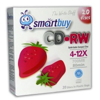 Verbatim Диск cd-rw smart buy 80min 4-12x sl-5 (за 1 диск)