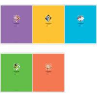OfficeSpace Комплект тетрадей в клетку "Моноколор. Colorful", 48 листов, А5 (в комплекте 10 тетрадей) (количество товаров в комплекте: 10)