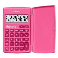 Casio Калькулятор карманный с крышкой "LC-401LV-PK", 8 разрядов, розовый