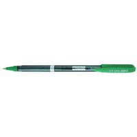 Index Ручка шариковая "Slender", пластиковый тонированный корпус, 0,5 мм, зеленая