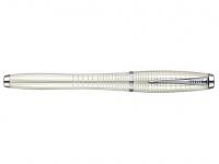 Ручка перьевая Parker Urban Premium F204 Pearl Metal Chiselled перо F серебристый S0911430