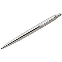 Parker Ручка шариковая &quot;Jotter Premium Stainless Steel Diagonal CT&quot;, синяя, 1,0 мм, кнопочный механизм