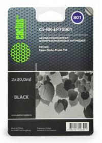 Cactus Заправка для ПЗК CS-RK-EPT0801 черный (2x30мл)