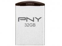 PNY Флешка USB 32Gb Micro M2 Attache P-FDI32G/APPMT2-GE серебристый