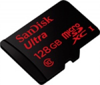 Sandisk microSDXC 128 Gb Class 10 SDSDQUIN-128 G-G4 Ultra + SD Adapter