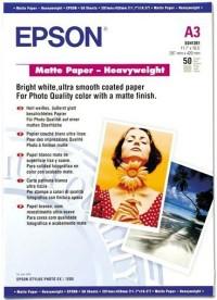 Epson Бумага "Matte Paper-Heavyweight", матовая, A3, 167 г/м2, 50 листов