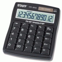 Staff Калькулятор настольный "STF-3012", 12 разрядов