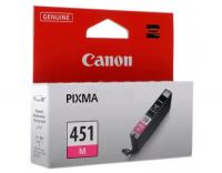 Canon Картридж струйный CLI-451 M пурпурный (333стр.) для Pixma 6525B001