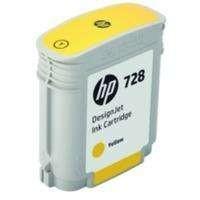 HP Струйный картридж 728 DesignJet, 40 мл, желтый