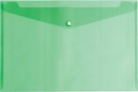 ErichKrause Папка-конверт на кнопке "Classic", А4, зеленая