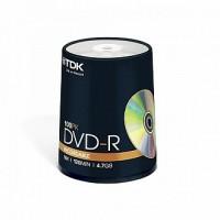 TDK Диск DVD-R 4700 Мб, 16х, 100 штук