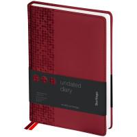 Berlingo Ежедневник недатированный "Vivella Prestige", А5, 160 листов, бордовый