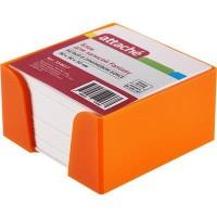 ATTACHE Блок-кубик для записей, в боксе &quot;Fantasy&quot;, 9х9х5 см, цвет бокса оранжевый