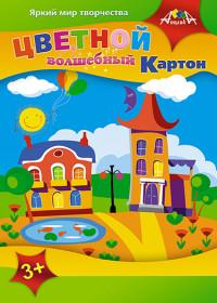 АппликА Цветной волшебный картон &quot;Волшебный город&quot;, А4, 6 листов, 6 цветов