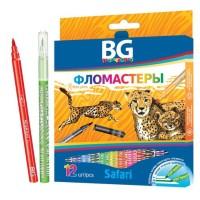 BG (Би Джи) Фломастеры &quot;Safari&quot;, 12 цветов