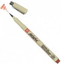 Sakura Ручка капиллярная "Pigma Brush", цвет чернил: коричневый