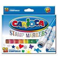 Universal Фломастеры Carioca &quot;Stamp Marker&quot;, 12 цветов