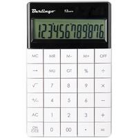 Berlingo Калькулятор настольный, 12 разрядов, двойное питание, 165x105x13 мм, белый