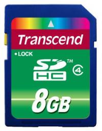 Transcend SDHC 8Gb Class 4