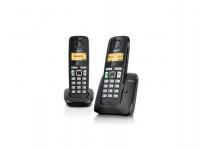 SIEMENS Телефон Gigaset А220A Duo Black (Dect, автоответчик, две трубки)