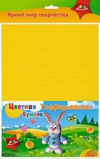 АппликА Цветная гофрированная бумага "Зайчик", А4, 8 листов