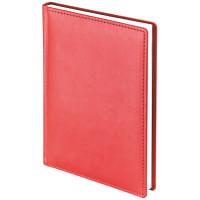 Альт Ежедневник датированный на 2018 год "Velvet", А5, 176 листов, красный