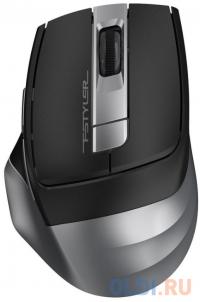 A4 Tech Мышь A4 Fstyler FG35 серый/черный оптическая (2000dpi) беспроводная USB (6but)