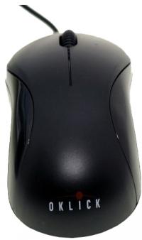 Oklick 115S Optical Mouse for Notebooks Black USB