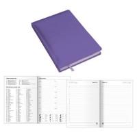 Канц-Эксмо Ежедневник недатированный "Amethyst. Фиолетовый", А5, 136 листов