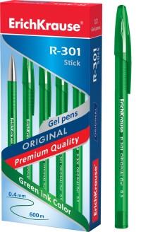 ErichKrause Ручка гелевая "R-301 ORIGINAL Gel", 0.5 мм, зеленый
